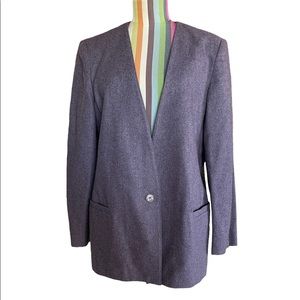 Vintage Panther Lilac Wool Blazer